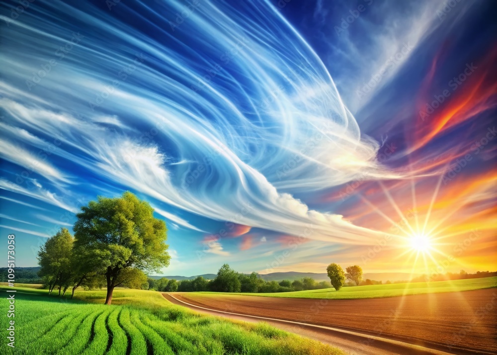 Poster whaft dynamics: captivating visual representation of airflow patterns and their influence on surroun