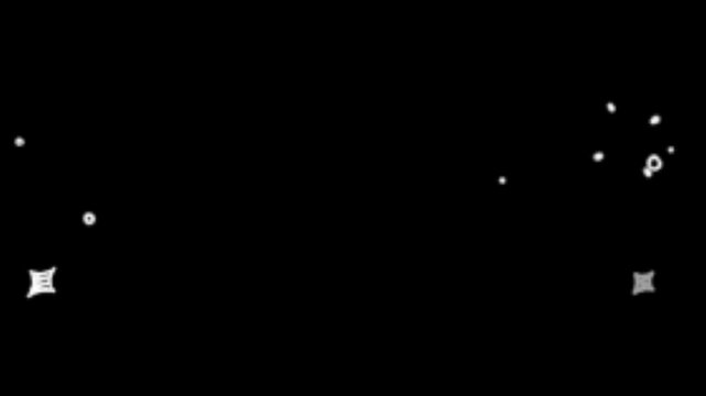 Star light night sky motion graphics clip template with colorful lights animation. HD resolution with hyper realistic 4K black Background.