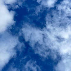 cloudy blue sky