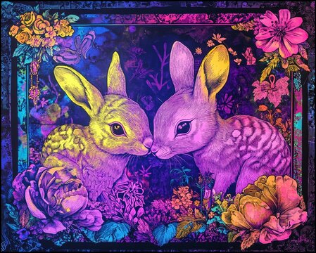 Eclectic Animal Blacklight