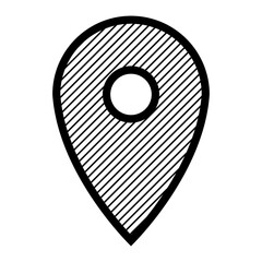 GPS icon. Location point icon