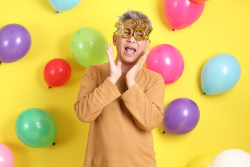 Fototapeta premium Happy New Year 2025