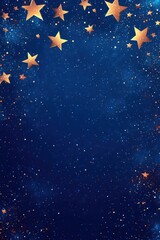 Fototapeta premium American flag themed background with festive star confetti
