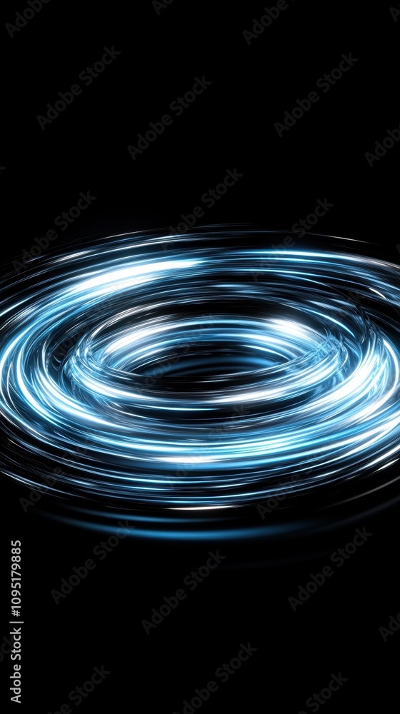 Poster Spiral Formation of Metallic Elements Creates a Dynamic Visual Effect