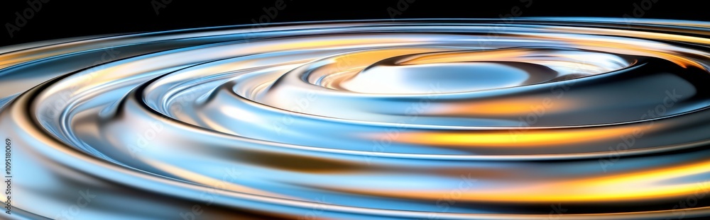 Poster Spiral Formation of Metallic Elements Creating a Captivating Round Structure