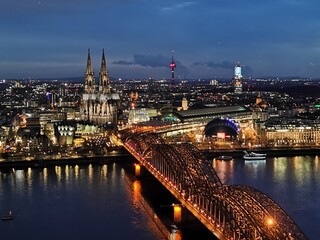 Obraz premium the city view of Cologne, Germany