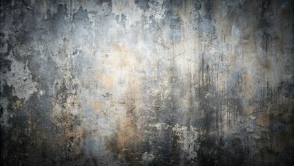 Fototapeta premium Old wall texture cement dark black gray background abstract grey color design are light with white gradient background. 
