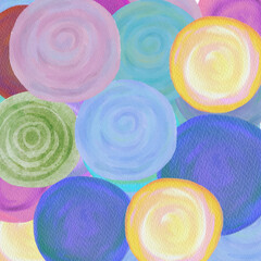 Colorful circle background