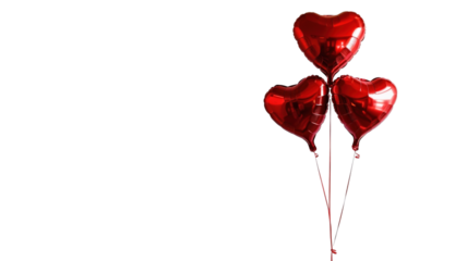 red love balloons (png)