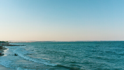 evening view of sea and clear sky