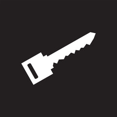 Access key line art icon for apps and website