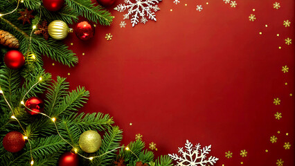 Christmas background 2025 text space for advertisement ad promotion social media banner label empty download  