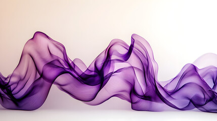 Obraz premium Dynamic purple arcs create bold wave pattern, evoking fluidity and elegance