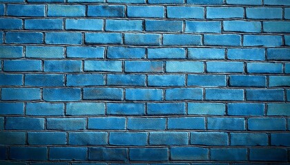blue brick wall texture abstract background