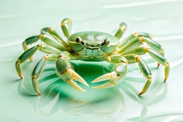 crab on a white background