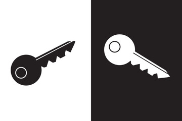 Access key line art icon for apps and website