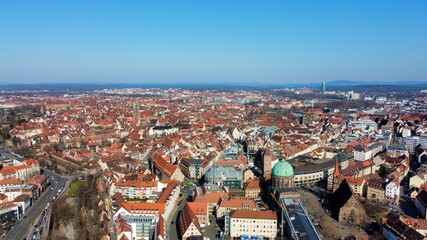 Obraz premium the panorama view of Nürnberg, Germany