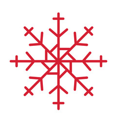 Schneeflocke, Symbol, Icon, Vektor - Weihnachten