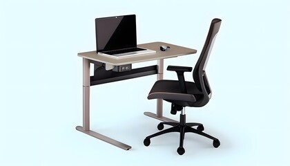 Fototapeta premium Compact Work Desk with Chair