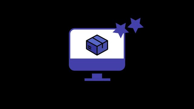 E commerce 2d Lottie animation video 