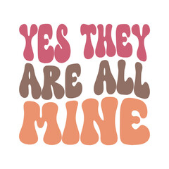 Retro Mother's Day Saying SVG Design