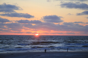 Sonnenuntergang an der Nordsee