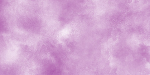 Grunge purple smoke texture with white clouds, watercolor abstract Handmade texture of old grunge, Purple canvas texture background with smoke, purple grunge texture old stained watercolor grunge.	