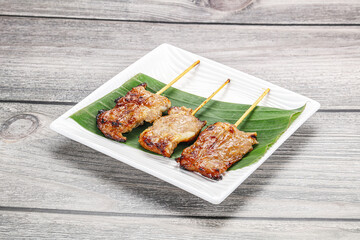Thai cuisine - grilled pork skewer