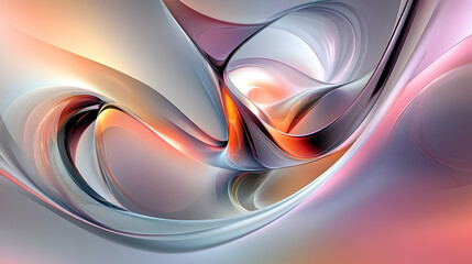Abstract design featuring smooth curves and modern color gradients for sales and marketing. high quality image