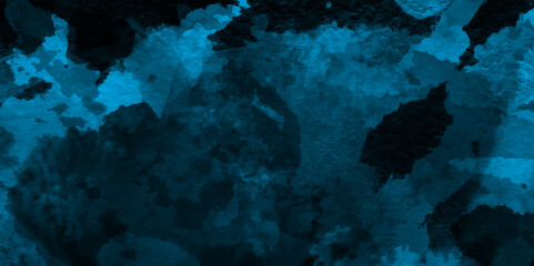 Colorful gradient ink colors wet effect hand drawn paper texture background, Blue watercolor abstract cloudy sky background, Abstract vector blue watercolor paint splash.