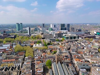 Fototapeta premium city view of Utrecht, holland