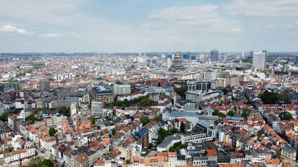 Obraz premium city view of Brussels, Belgium