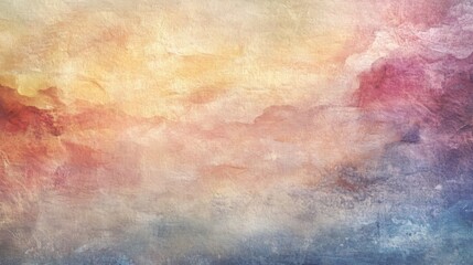 Obraz premium Abstract Watercolor Painting: Soft Pastel Hues and Dreamy Textures