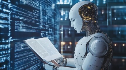 Fototapeta premium Illustration AI-powered tools help teachers create personalized learning plans for students. Ai generated image