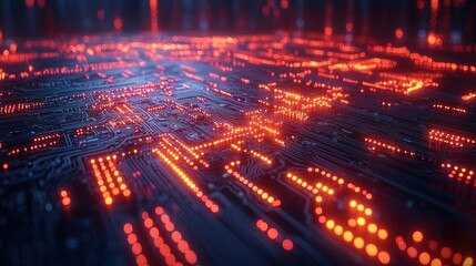 Obraz premium Circuit Board Abstract