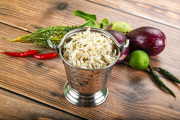 Indian cuisine - jeera rice basmati