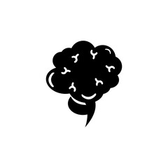 Brain Vector icon, Anatomy Vector Icons. Human Organs vector icon