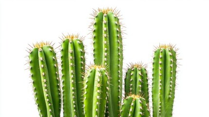 Close-up of vibrant green cactus
