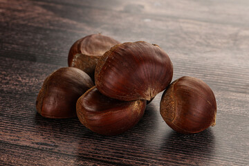 Tasty delicous brown natural Chestnut