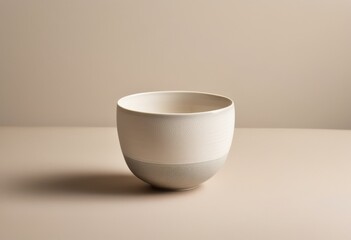 elegant minimalist coffee cup softly textured background highlighting subtle design aesthetic, ceramic, modern, clean, style, white, kitchen, decor