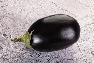 Ripe tasty natural organic eggplant