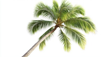 Majestic Palm Tree Against a Pristine Sky