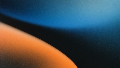 Abstract blue and orange shape on a dark background, perfect for modern or futuristic designs