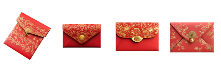 Wealth fortune yearly celebration envelopes cultural heritage home decor festive atmosphere aesthetic viewpoint