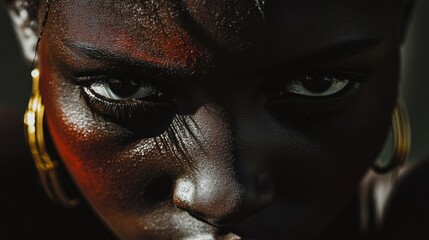 Obraz premium Gender-based violence awareness, Reflecting advocacy and support, photography style