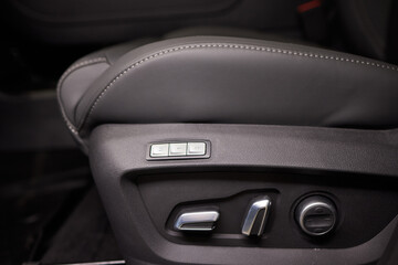 Explore the intricate functions of premium luxury car seat control buttons in detail