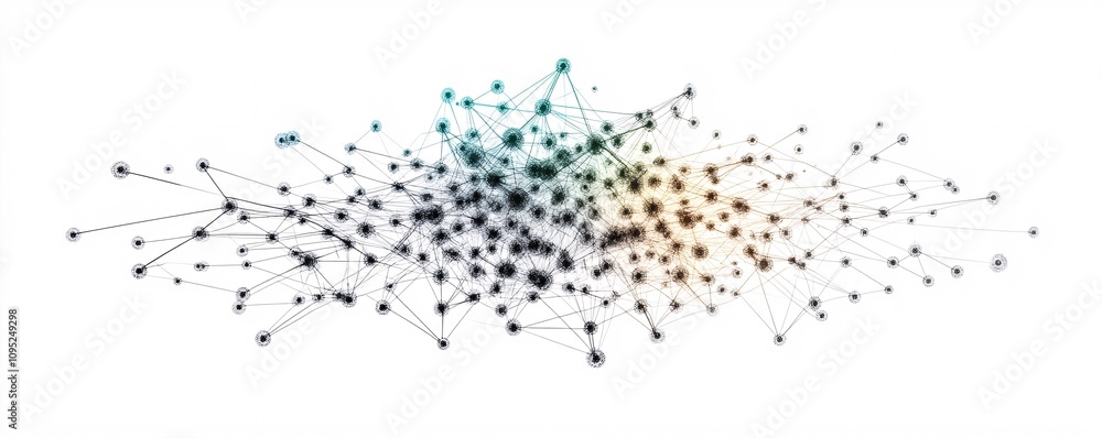 Poster Network connections creating a big data cloud computing system