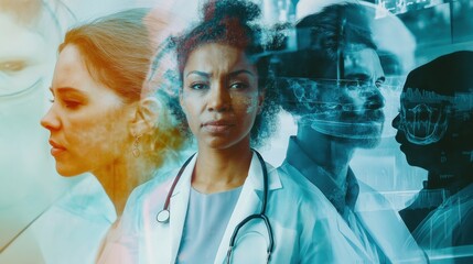 Health disparities and access to healthcare, Reflecting inequalities in medical services, photography style