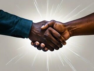 wallpaper, representing a handshake between two people. Sign of friendship between men.