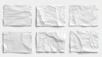 crumpled white paper